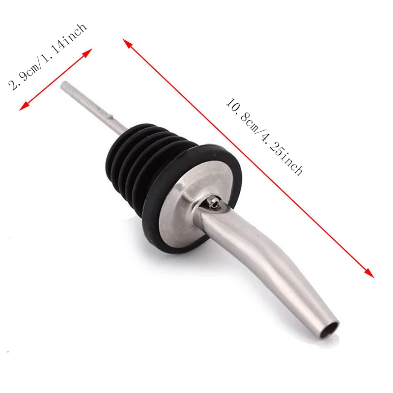WIILII нержавеющая сталь бутылка вина Pourer насадка для оливкового масла пробка бар Аксессуары Красное Вино дозатор носик