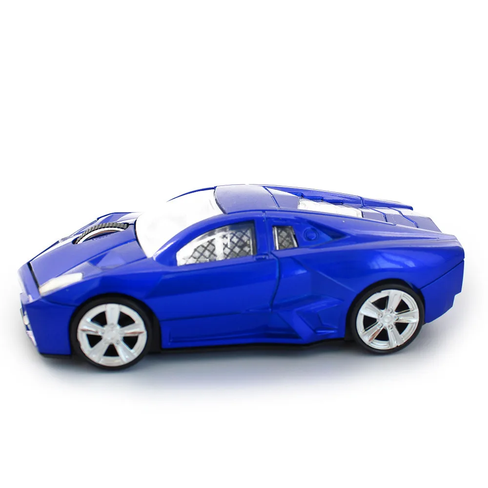 Wireless Mouse 3D Sport Car Shape Optical Computer Mause2.4Ghz 1600DPI Mini Car Mice With USB Receiver For Laptop PC Desktop