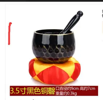 

SHUN Can select size and style Buddhist supplies copper implements advanced Japanese style lotus copper Buddha bowl