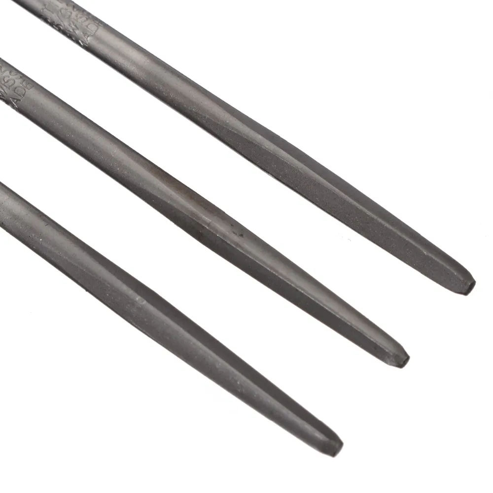 3Pcs 4mm 5//32 In Set Round Chainsaw Sharpening Files Woodworking Chain Saw File