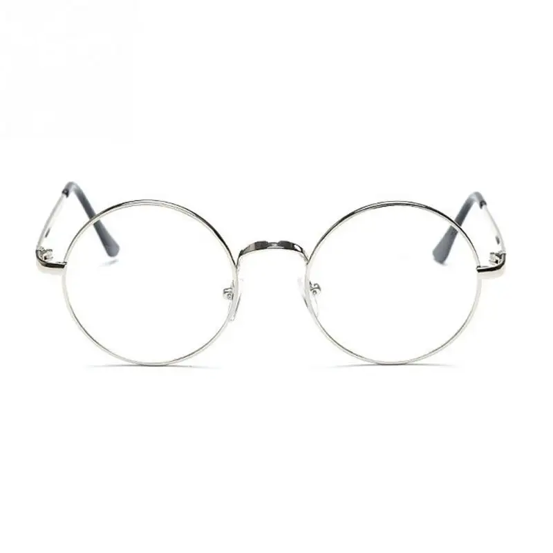 Модные новые круглые мужские и женские очки в стиле ретро, очки с прозрачными линзами, унисекс, ретро очки, очки унисекс