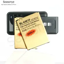 Seasonye 2x3800mAh BL-44E1F / BL44E1F / BL 44E1F Or Remplacement Batterie + Chargeur Universel Pour LG V20 H990 F800 + Code de Voie