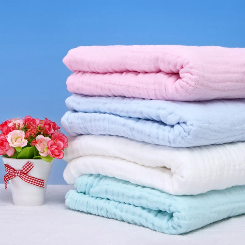 Ultra Soft Breathable 6 layers Gauze Brand Baby Blankets Swaddling For