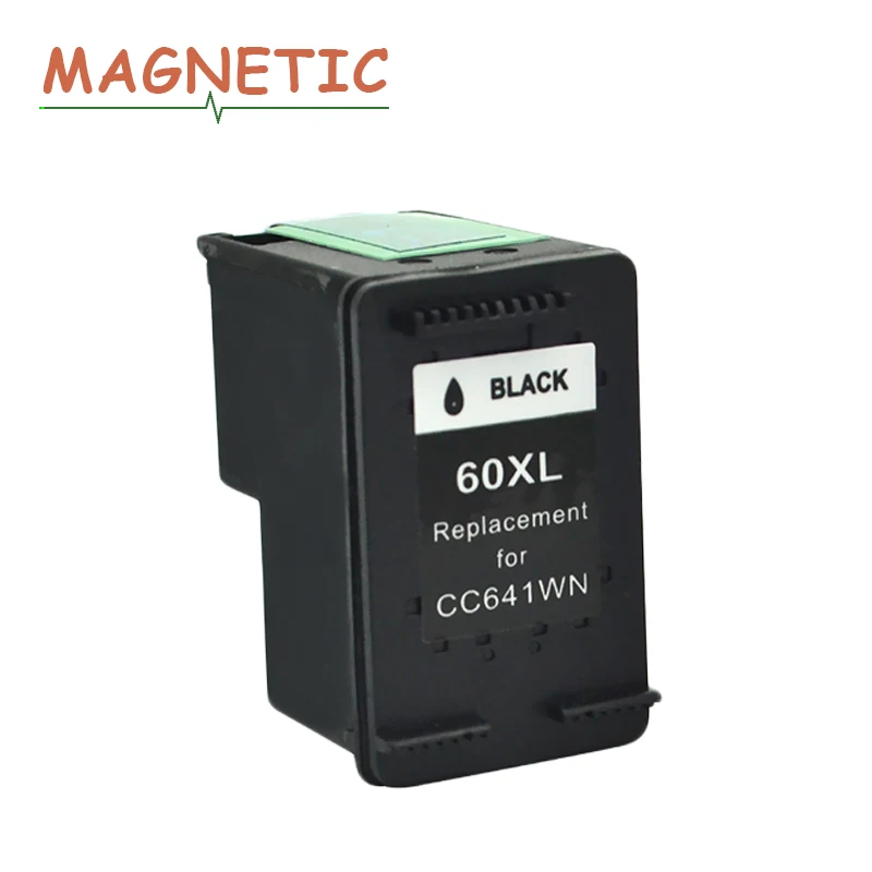 Magnetic Compatible Black Ink Cartridge For HP60 For HP Deskjet F2480 F2420 F4480 F4580 F4583 