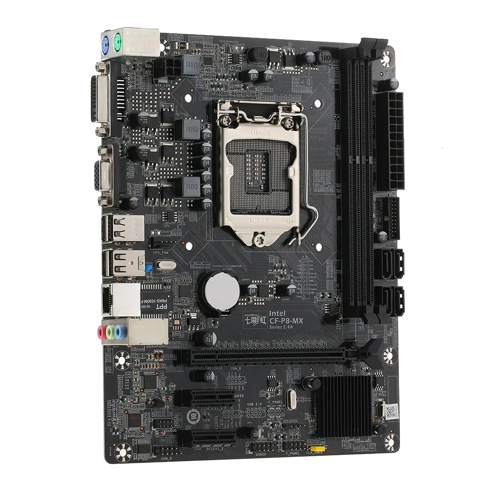 Цветная материнская плата C.H81M plus V24A системная для Intel H81/LGA1150 DDR3 SATA3 USB3.0 настольных