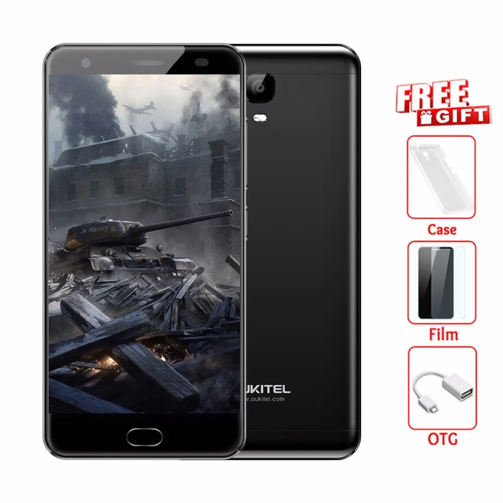 Oukitel K6000 плюс 6080 мА/ч 4G смартфон 5 &quotMTK6750T Octa Core 4 GB 64 Android 7 0 16MP Быстрая зарядка с