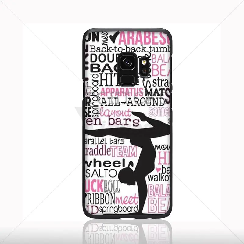 Love Gymnastics silhouette sports