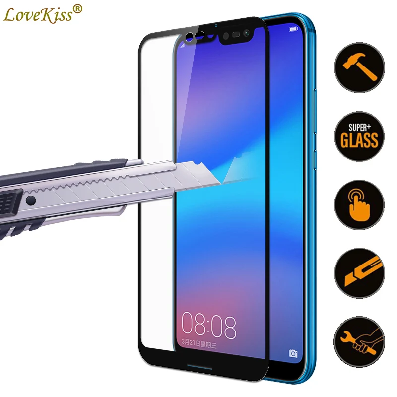 Nova 3e 3D полное покрытие экрана стекло для Huawei P20 Lite Pro Plus защита Закаленное пленка