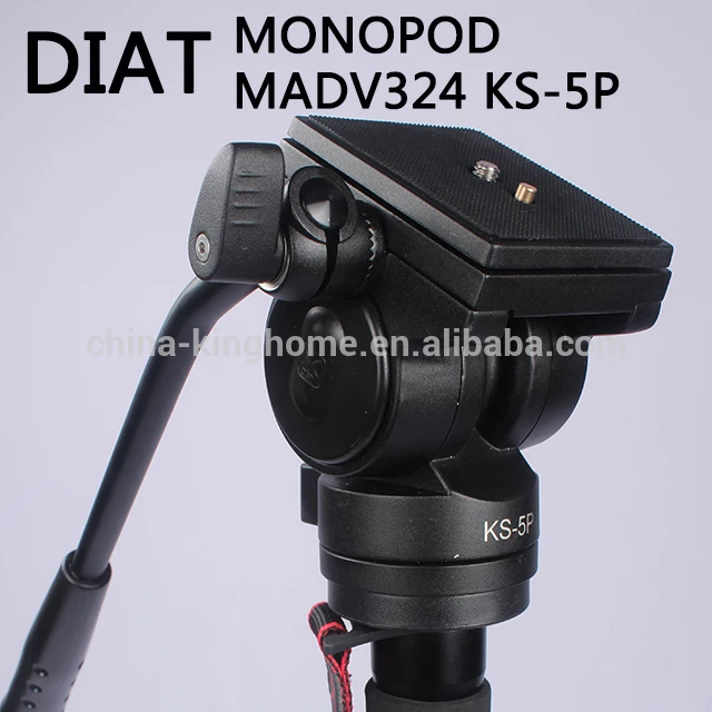 DIAT MADV324 KS-5P монопод для камеры+ головка для жидкости+ подставка для монопода для Canon Nikon и всех DSLR с креплением 1/"