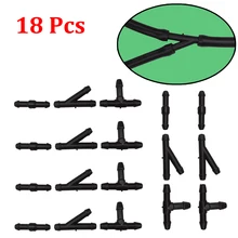 18 шт./компл. стеклоочиститель шланг разъемы для лобового стекла автомобиля насадки насос омывателя жидкость для насосно-компрессорных труб разъемы T/Y/I сплиттер шарнир