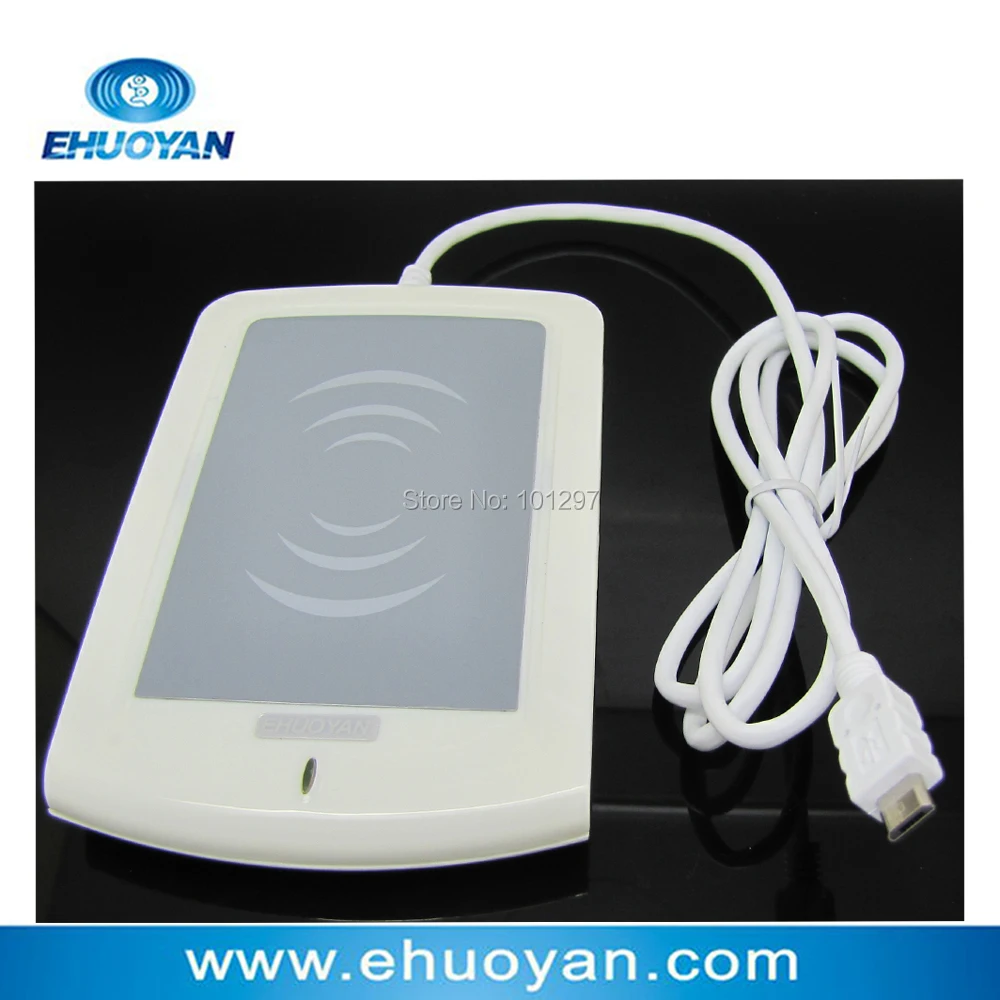 

Micro USB 13.56Mhz ISO 14443A RFID Card Reader/NFC reader--8/14 chars adaptible/plug and play Tablet +2Tags
