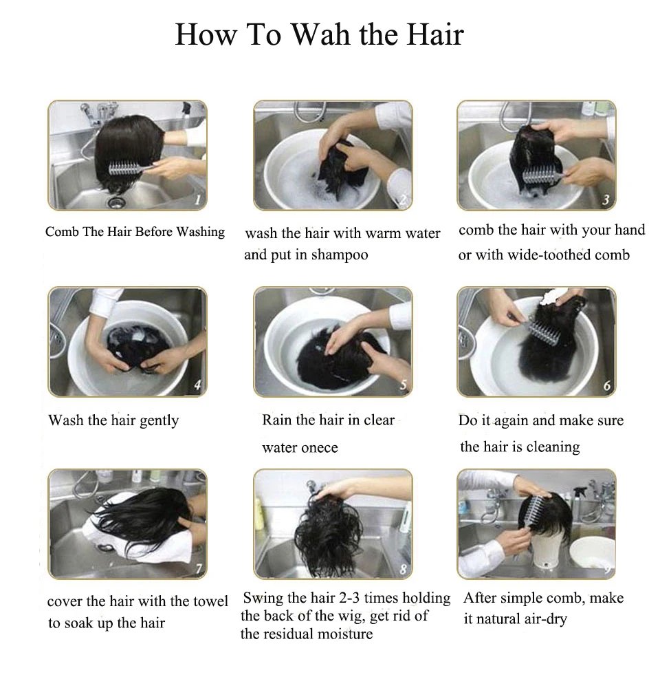 how to wash the hair