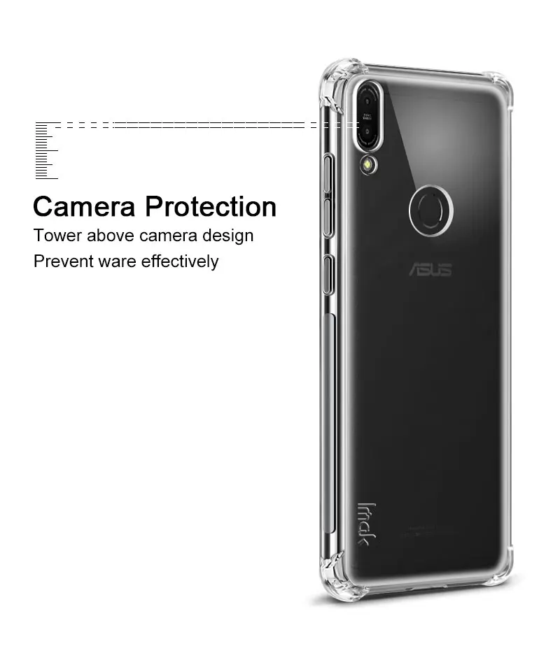 IMAK подушка безопасности чехол для Asus Zenfone Max Pro M2 M1 ZB631KL ударопрочный
