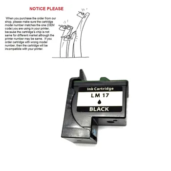 

YOTAT 1pcs Remanufactured LM17 Ink Cartridge for lexmark 17 for Z13 Z23 Z24 Z25 Z33 Z34 Z35 Z515 Z601 Z603 Z605 Z615 X74 X75