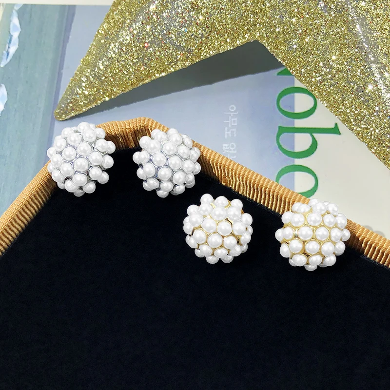 Корейские серьги для женщин kolczyki oorbellen pendientes mujer moda 2019 aretes orecchini де brinco Стад жемчуг