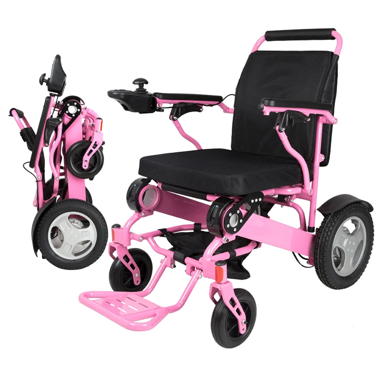Hospital Handicapped Lightweight Folding Electric Power font b Wheelchair b font For font b Disabled b