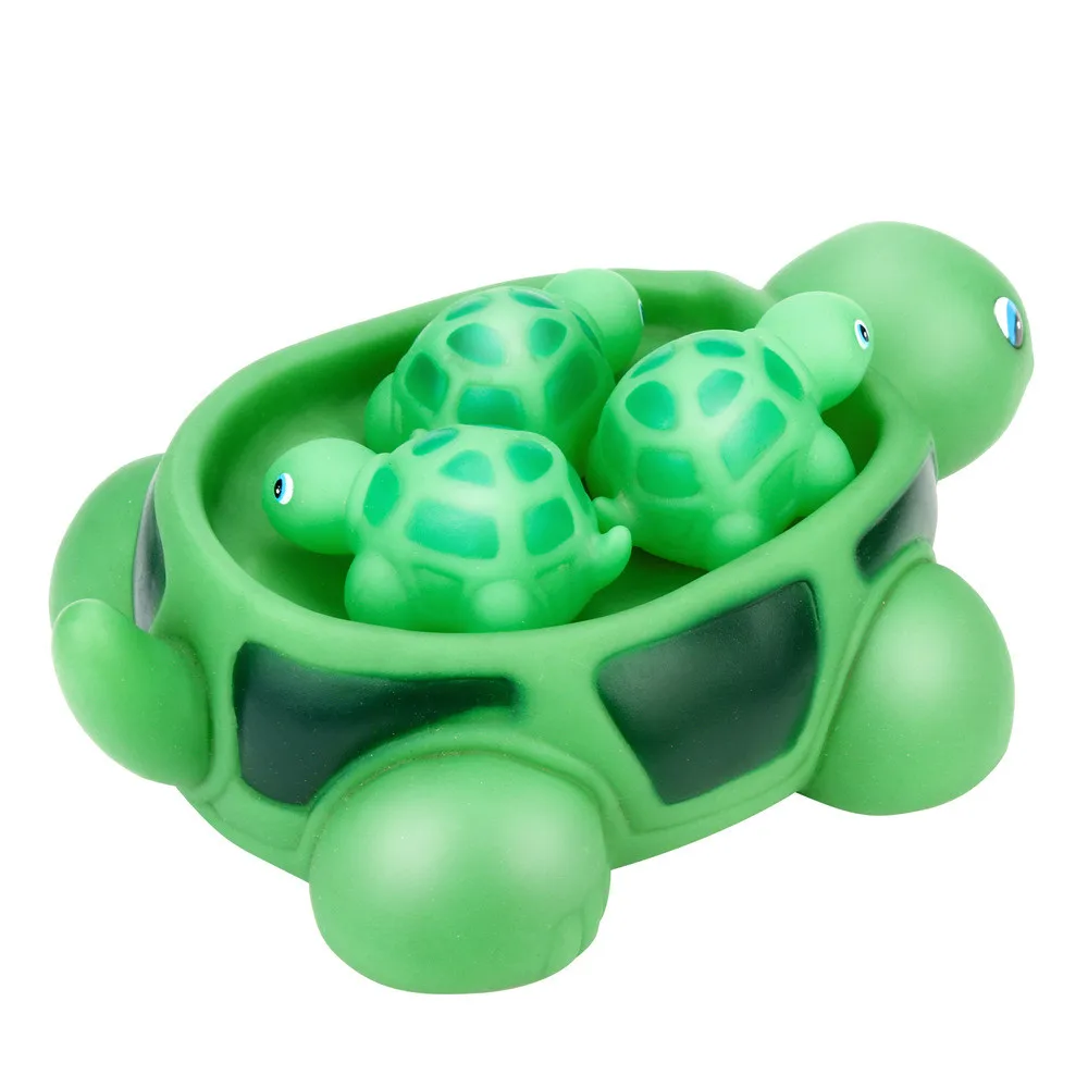 2019 Shrilling Rubber Cute Sea Turtle Family Bathtub Pals Floating Bath Tub Toy Children's products good-looking Bath toys 2019 Shrilling Rubber Cute Sea Turtle Family Bathtub Pals Floating Bath Tub Toy Children's products good-looking Bath toys