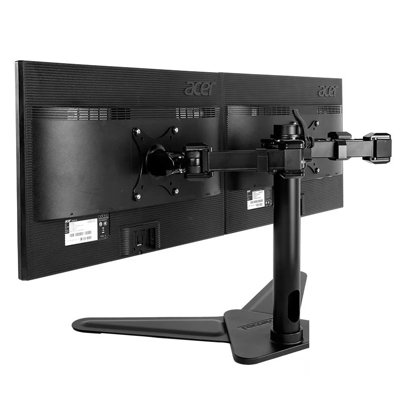 Suporte de Montagem Desktop Monitor Duplo Braço Movimento Completo Led Lcd Computador Expositor Max. Loading 10kgs Cada Cabeça D2d 10 -30 - Imagem 2