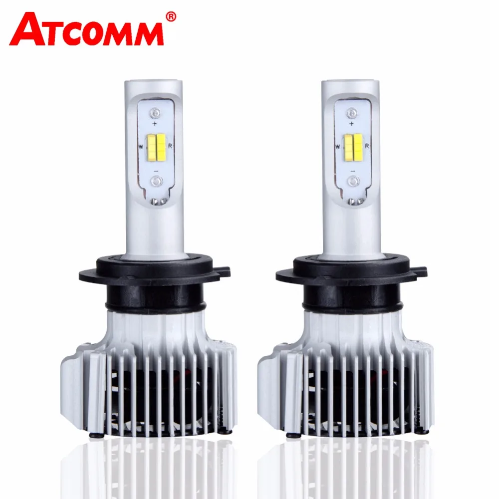 

ATcomm H4 H7 H11/H8/H9 LED Car Headlight Lamp 12V Double Color 3000K/6000K 10000Lm 72W 9005/HB3 9006/HB4 HIR2 24V LED Auto Bulb