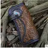 Free Shipping,Brand mens vintage lucky wallet.man genuine Leather purse bag.tanned cowhide hand carvings bag,japan style sales ► Photo 1/4