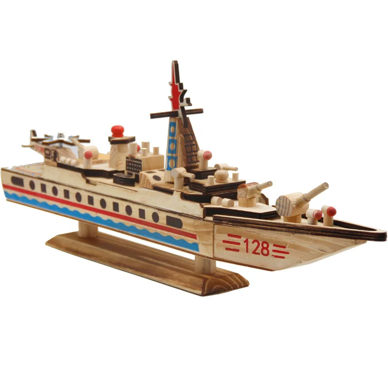 

48 * 8 * 20 wooden simulation military model toy super large frigate craft home decoration accessories modern home decor