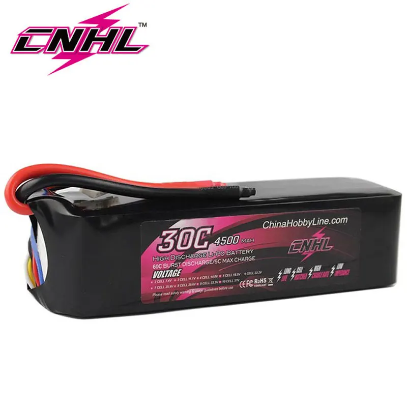 

CNHL 4500mAh 6S 22.2V 30C Lipo Battery