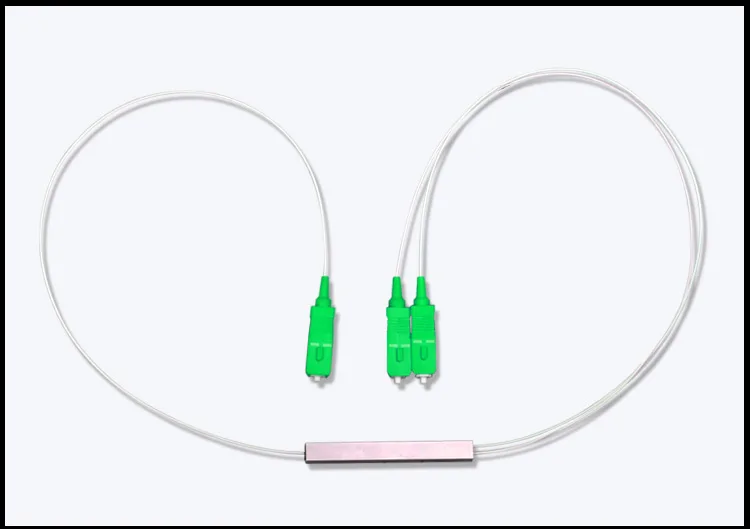 5 шт. волоконно-оптический plc-разветвитель SC APC 1: 2 стальная минитруба тип 1x2 0,9 мм оптоволокно разветвитель SC/APC разъем