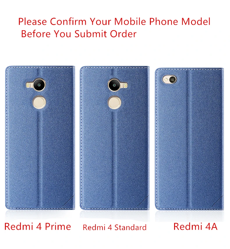 Для Xiaomi Redmi 4 чехол Ts чехол флип чехол для телефона из искусственной кожи для Xiaomi Redmi 4 стандарт/4 Prime Pro