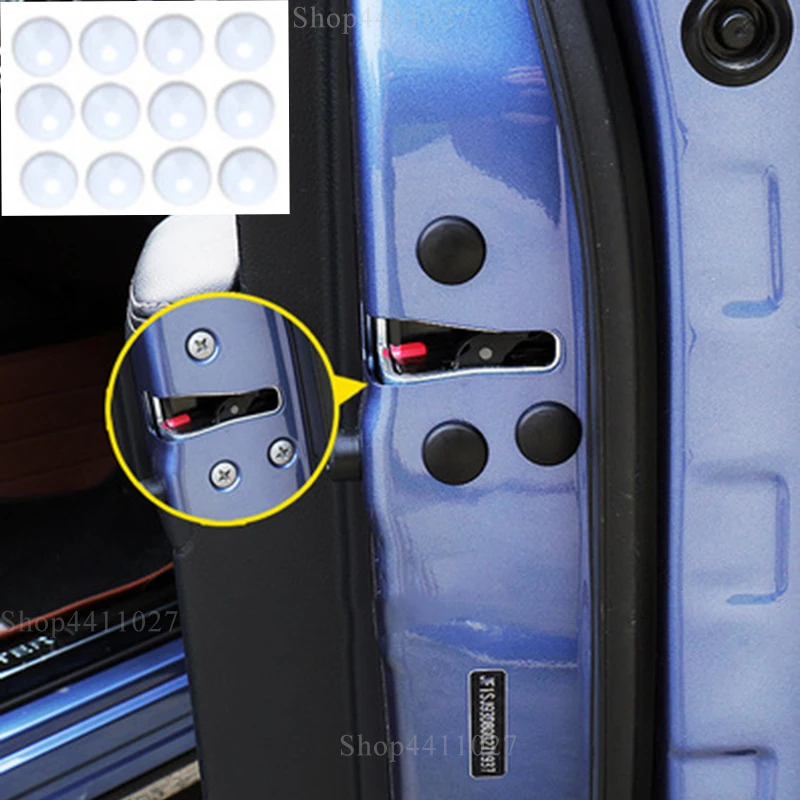

Car Door Lock Screw Protection Stickers Covers Accessories for Ford kuga fiesta focus mondeo mk1 mk2 mk3 mk4 st ranger c max 2 3