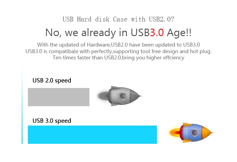 red 2.5'' sata external hdd enclosure case 2.5 inch hard disk box  (2)