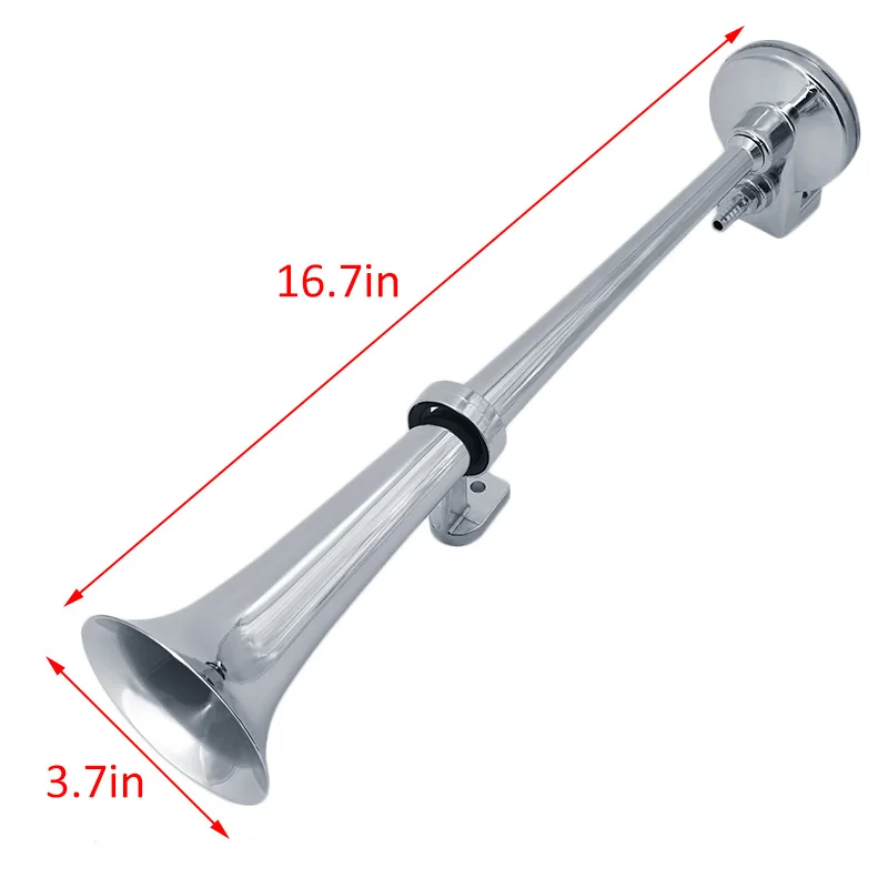 150DB 17 дюймов очень громкий один труба Air Horn 12 В компрессор полный набор для
