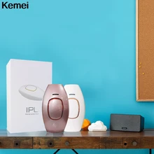 Kemei IPL эпилятор яркое светящееся домашнее электрическое безболезненный депилятор для тела Бикини крем для ног леди