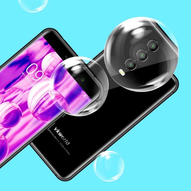 Vkworld K1 три камеры заднего вида 4G смартфон Android 8 1 4 Гб ОЗУ 64 ПЗУ Восьмиядерный