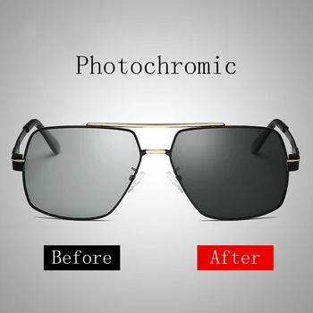 

2018 New Design Photochromic Polarized Sunglasses Day Night Men's Sunglasses for Driving Fishing UV400 Sun Glasses for Men 2686