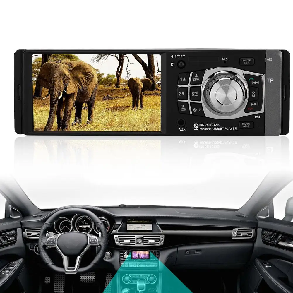 HD 4in 320*240 Bluetooth MP5 плеер аудио Радио зеркало заднего вида Камера плеер для автомобиля
