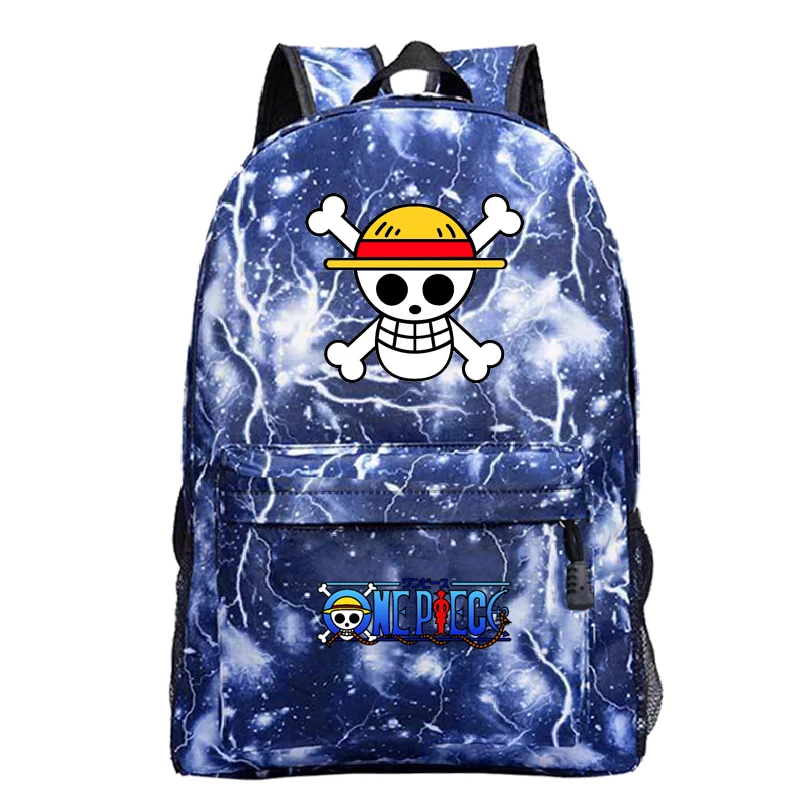 

One Piece Backpack Anime Skull Backpack Teenager Boys Girls Galaxy Backpack Travel Backpack Shoulder Bag
