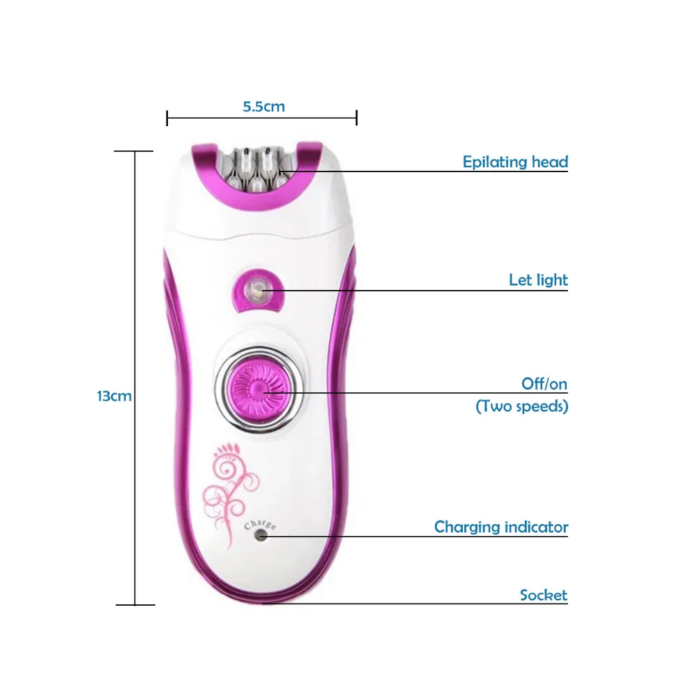 6 в 1 Эпилятор Женская бритва электрическая машинка для удаления волос depilador kemei щетка для очищения лица для бикини триммер для тела для женщин устройство