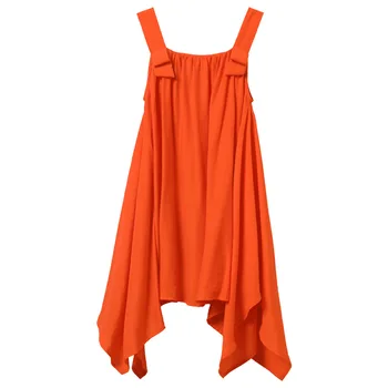 

Brand Girls Dress Summer 2020 New Sling Girl Princess Dress Children Beach Dress Toddler Irregular Dress Teenage Clothes,#3927