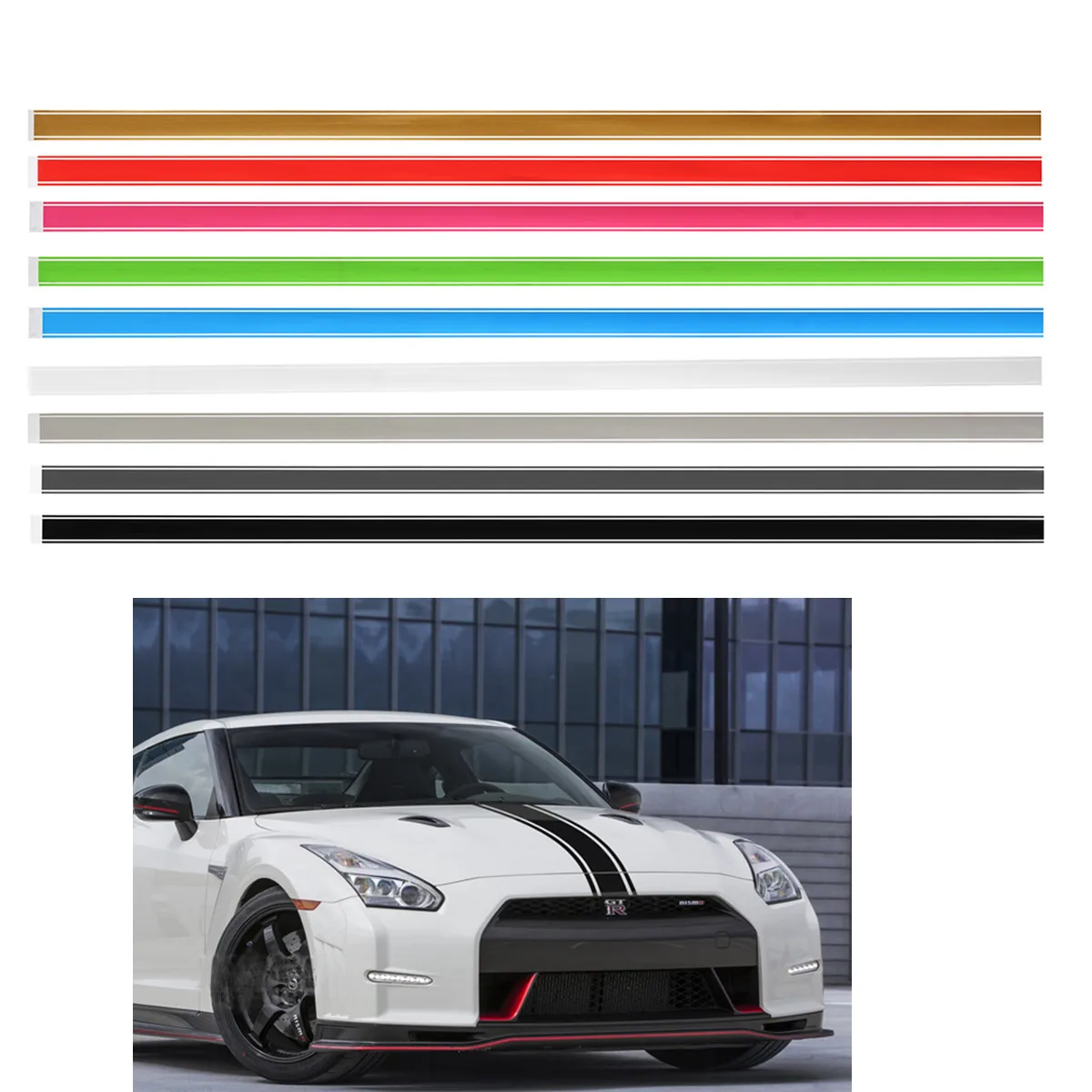 2/" WIDE RACING STRIPE VINYL DECAL STICKER CAR TRUCK AUTO RALLY RACE GRAPHICS