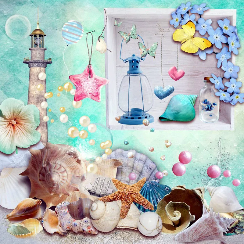 Diamond Embroidery Diy Painting Cross Stitch Beautiful Shell Full Round 5D Needlework Mosaic Crafts Decorations For Home | Дом и сад