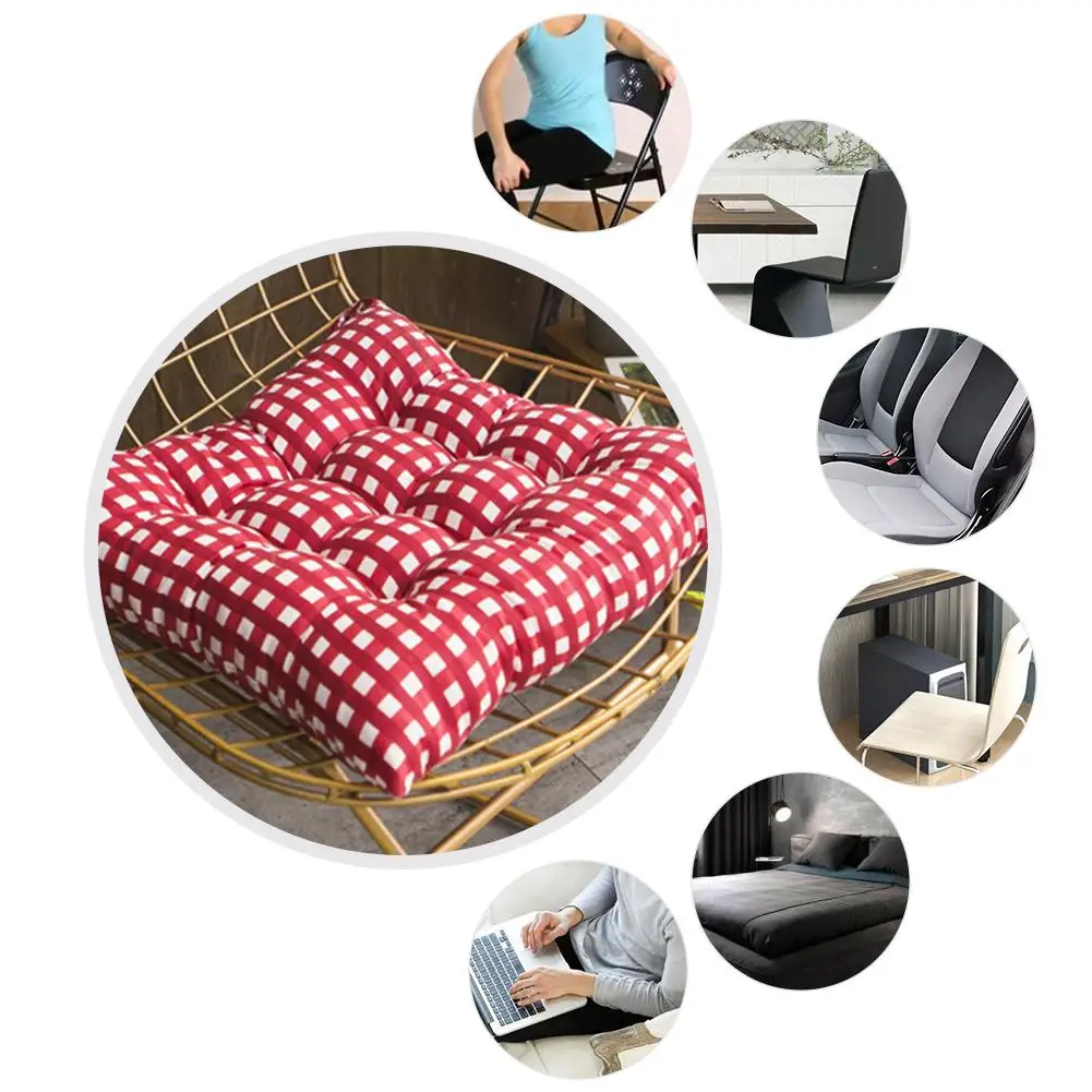 الرئيسية مكتب ديكور جولة مريحة القطن وسادة مقعد مكتب كرسي طويل الساق الخلفي وسائد للمقعد أريكة وسادة الأرداف مخدة كرسي