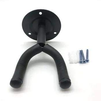 

Guitar Wall Mount Hanger Hook Holder Stand Vertical Electric Display Rack All Size Black