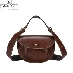 2019 многофункциональные женские кожаный ремень сумка для женщин поясная сумка Роскошная брендовая кожаная нагрудная сумка коричневая