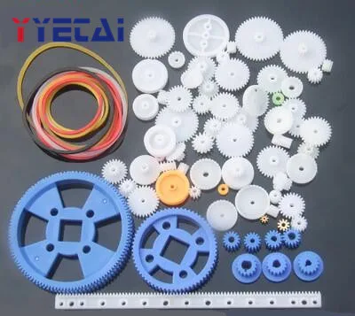 YongYeTai 80 шт. игрушечная коробка передач робот-мотор пластиковая Шестерня DIY модель аксессуары