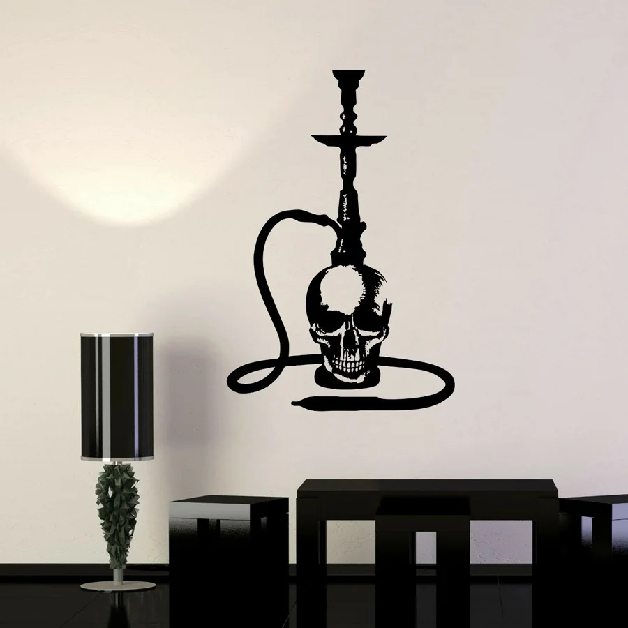 Кальян рисунок на стене