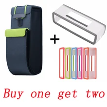 Модная Фирменная Новинка 2 в 1 черная нейлоновая Туристическая сумка чехол+ Мягкий силиконовый чехол из ТПУ для Bose SoundLink Mini Bluetooth динамик