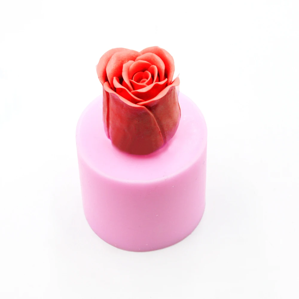 

Food Grade Rose Flower Shape Baking Cake Decorating Silicone Mould Cookies Handmade Soap Chocolate Silicone Mold