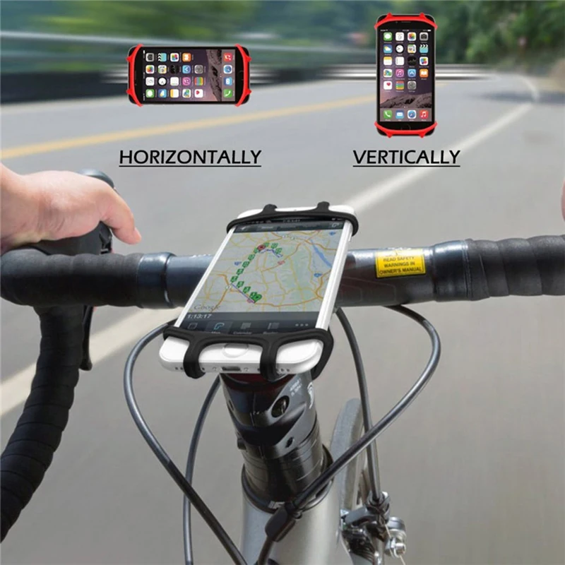 

TEAMYO Universal Anti-Slip MTB Cycling Bike Mount Bicycle Motorcycle MTB Handlebar Bracket Mobile Phone Holder Clip Stand