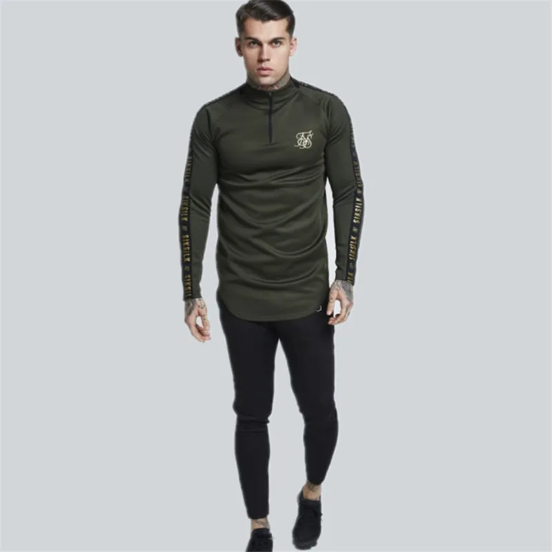 Autumn Fashion High-elasticity Sporting T-shirt Men long Sleeve Fitness T shirt Men's solid gyms Bodybuilding brand T-shirt Autumn Fashion High-elasticity Sporting T-shirt Men long Sleeve Fitness T shirt Men's solid gyms Bodybuilding brand T-shirt