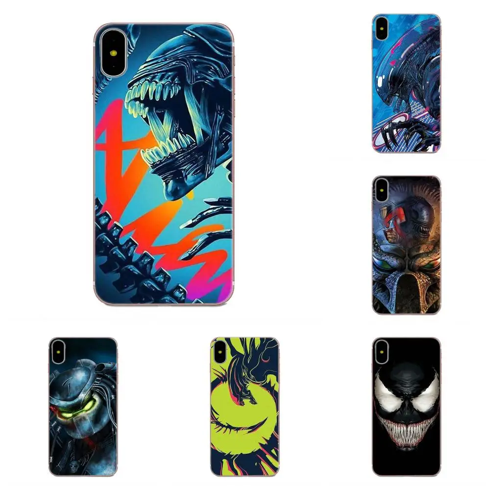Мягкий чехол для Galaxy J1 J2 J3 J330 J4 J5 J6 J7 J730 J8 2015 2016 2017 2018 mini Pro Anime Alien vs
